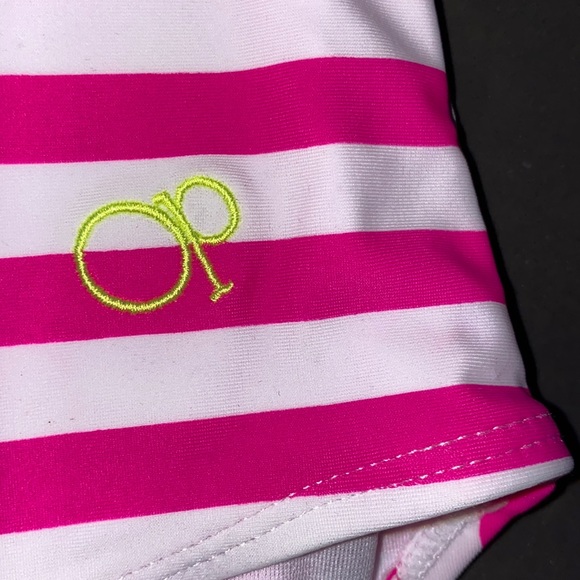NWT Girls Op one piece stripe swimsuit - Picture 3 of 8